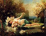 Idyll Canvas Paintings - A Water Idyll